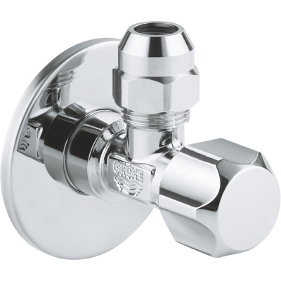 Basic 22018000 Вентиль угловой 1/2″ Х 3/8″, хром