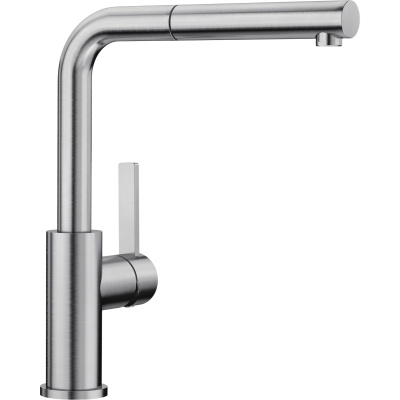 Lanora-S 523123 Кухонный смеситель 265 мм 1jet с вытяжным душем, нержавеющая сталь
