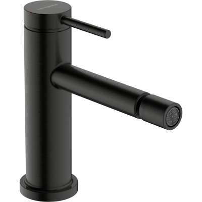 Tecturis S 73201340 Смеситель для биде, со сливным гарнитуром, шлифованный чёрный хром