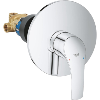 Eurosmart 33556002 Смеситель для душа встраиваемый в комплекте, хром