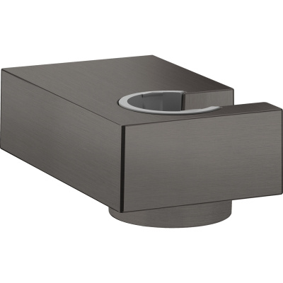 Porter E 28387340 Держатель ручного душа, шлифованный чёрный хром