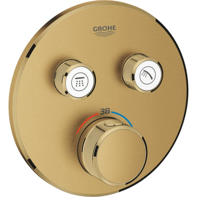 SmartControl 29119GN0 Термостат встраиваемый на 2 выхода, холодный рассвет, матовый