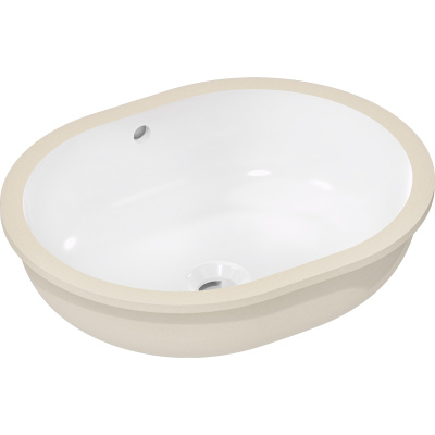 Xuniva U 60153450 Раковина встраиваемая под столешницу 50*40 см, глянцевая белая