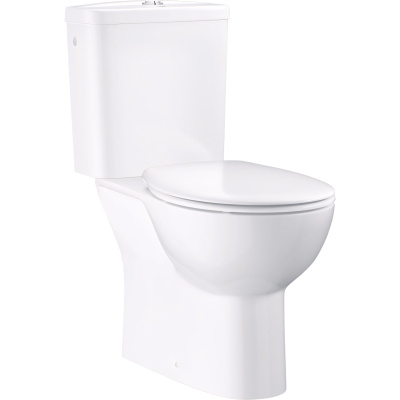 Bau Ceramic 39349000 Унитаз напольный безободковый, глянцевый белый