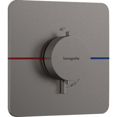 ShowerSelect Comfort Q 15588340 Термостат встраиваемый, шлифованный чёрный хром
