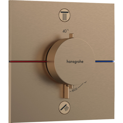 ShowerSelect Comfort E 15572140 Термостат встраиваемый на 2 выхода, шлифованная бронза