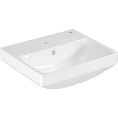 Euro Ceramic 102435SH00 Мини-раковина подвесная 45*38,5 см, глянцевая белая