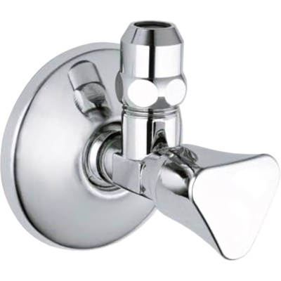 Basic 22951000 Вентиль угловой 1/2″ Х 3/8″, хром