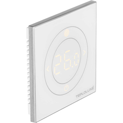 Терморегулятор Теплолюкс Solus Zen Wi-Fi белый/серебро