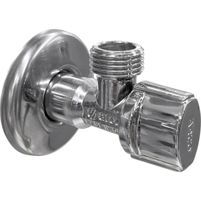 Basic NOV01 А-80 Вентиль угловой 1/2″ Х 1/2″, хром