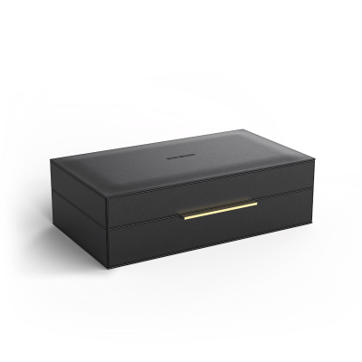 Brownie 0939860 Универсальная коробка BOX L 9,5x30x18 см,  Цвет чёрный, искусственная кожа