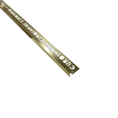 Профиль (212A-OB-12) алюминиевый 2500*12*10 мм, шлифованное золото