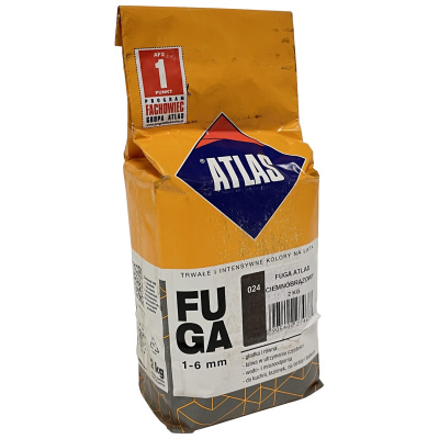 Atlas Fuga 024 Затирка для швов 1-6 мм, пакет 2 кг, тёмно-коричневый
