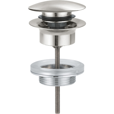 Universal 65807DC0 Донный клапан Push-Open, суперсталь