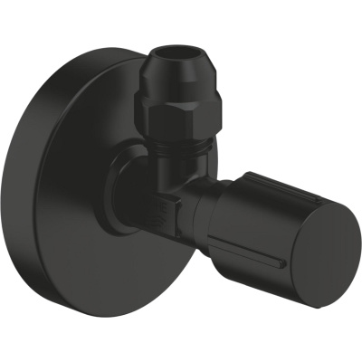 Basic 220732430 Вентиль угловой 1/2″ Х 3/8″, матовый чёрный