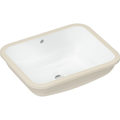 Xuniva Q 60154450 Раковина встраиваемая под столешницу 50*40 см, глянцевая белая