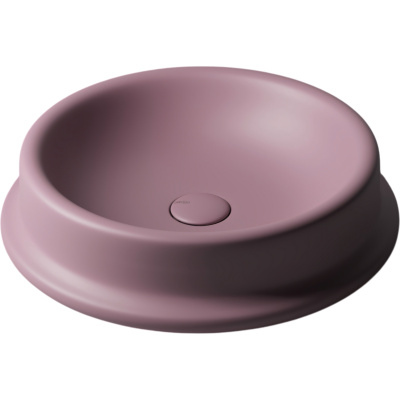 Sayma S470IR Раковина накладная ø 47 см, (rosy) матовый розовый