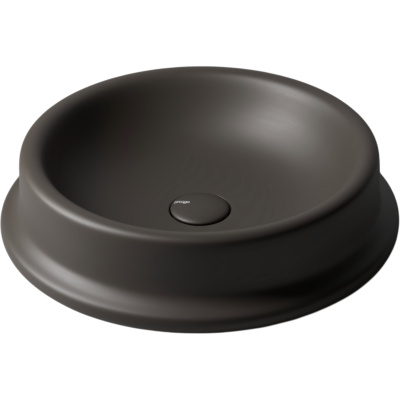 Sayma S470IH Раковина накладная ø 47 см, (hazel) матовый коричневый