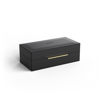 Brownie 0939760 Универсальная коробка BOX S 9,5x27x14 см, Цвет чёрный, искусственная кожа