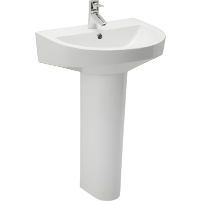 Urb.Y 120300/140300 Раковина подвесная 56*46,5 см, глянцевая белая