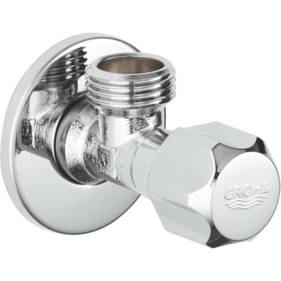 Basic 22016000 Вентиль угловой 1/2″ Х 1/2″, хром