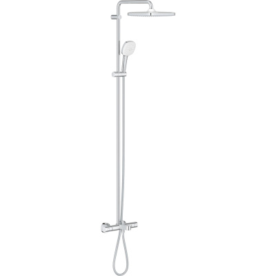 Tempesta System 250 Cube 26691001 Душевая система с термостатом для ванны, хром