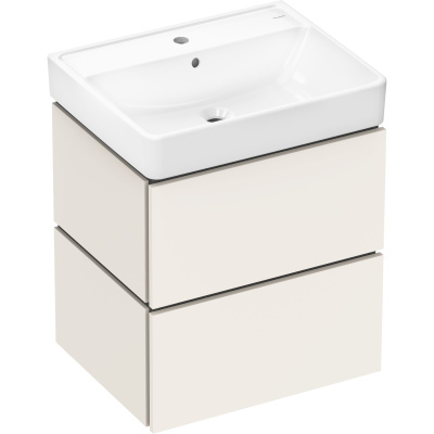 Xilesa E 54396780 Тумба с раковиной 60*48 см, матовая бежевая