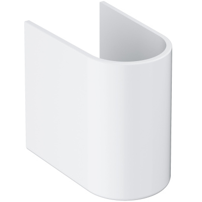 Euro Ceramic 39201000 Полупьедестал, глянцевый белый