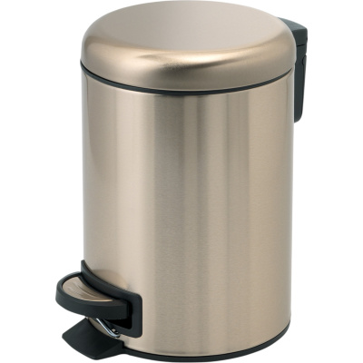 Potty 3309-87 Ведро для мусора 5л, золото PVD