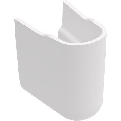 O.Novo 526600 01 Полупьедестал, глянцевый белый