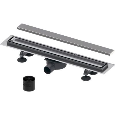 TECElinus 15103069 Комплект 2 в 1 для монтажа душевого лотка 60 см, нержавеющая сталь