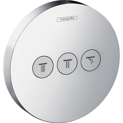 ShowerSelect S 15745000 Запорный вентиль встраиваемый на 3 выхода, хром