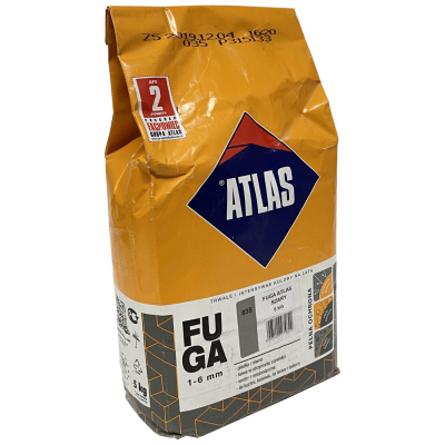 Atlas Fuga 035 Затирка для швов 1-6 мм, пакет 5 кг, серый