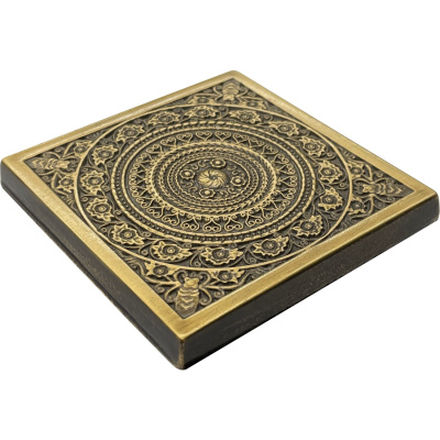 Rosal Satined Brass 8*8 (1598 BRSA)