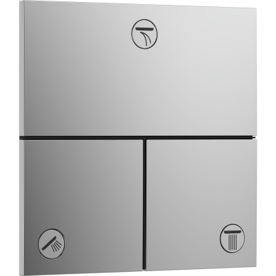 ShowerSelect Comfort E 15573000 Запорный вентиль встраиваемый на 3 выхода, хром