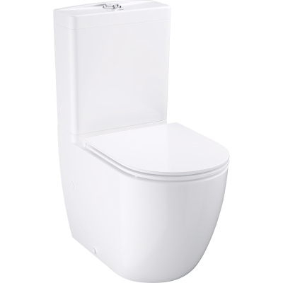 Bau Ceramic 39910000 Унитаз напольный безободковый, глянцевый белый