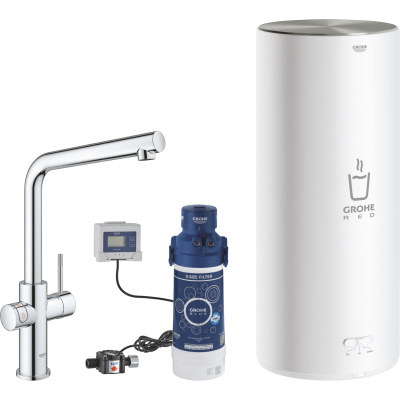 Grohe Red Duo 30325001 Кухонный смеситель 336 мм с функцией кипячения воды, бойлер размера L, хром