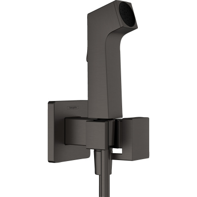 Bidette E 29233340 Гигиенический душ со смесителем, шлифованный чёрный хром