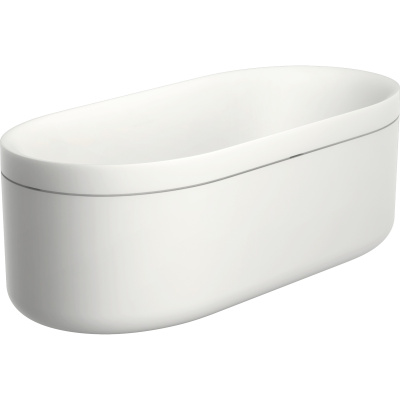 Axor Suite 42005990 Ванна отдельностоящая из искусственного камня SolidSurface 188,5*82,7 см, матовая белая
