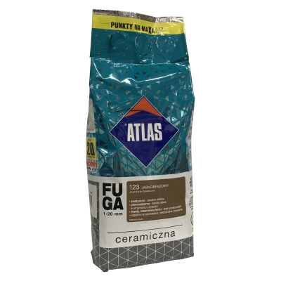 Atlas Fuga Artis 123 Затирка для швов 1-20 мм, пакет 2 кг, светло-коричневый