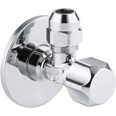 Basic 22047000 Вентиль угловой 1/2″ Х 3/8″, хром