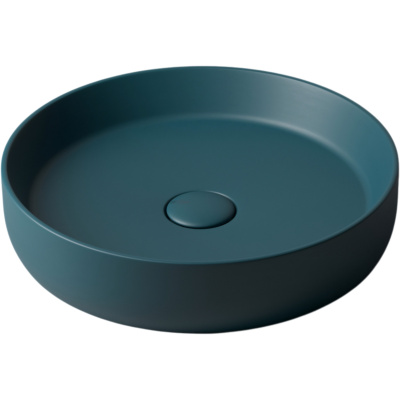 Verma V420IT Раковина накладная ø 42 см, (ton) матовый аквамарин