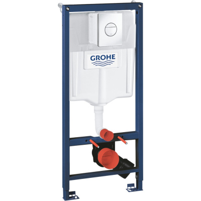 Solido 38832000 Инсталляция для подвесного унитаза с панелью смыва Nova Cosmopolitan, хром