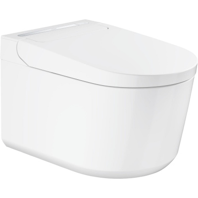 Sensia Pro 36508SH0 Унитаз подвесной безободковый с функцией биде, глянцевый белый