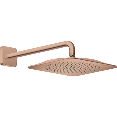 Axor Citterio C 28791310 Верхний душ со стены 270*270 мм, шлифованное красное золото