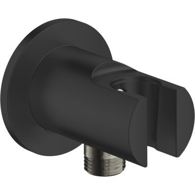 Vitalio Universal 269622431 Шланговое подключение с держателем, матовое чёрное
