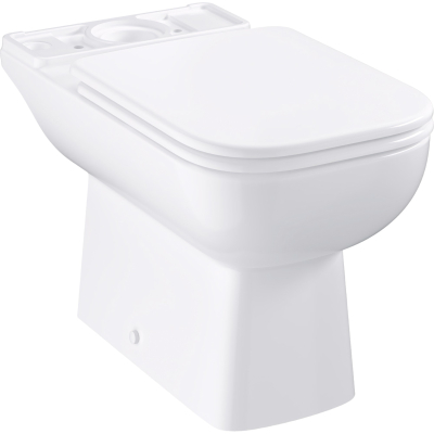 BauEdge Ceramic 39811000 Унитаз напольный безободковый, глянцевый белый