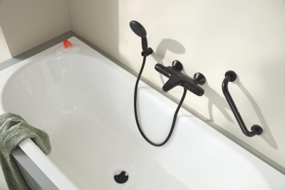 Grohtherm 1000 348162433 Термостат для ванны, матовый чёрный