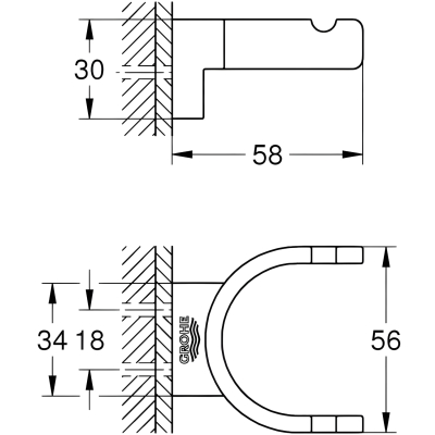 Selection 41049DC0 Крючок двойной, суперсталь