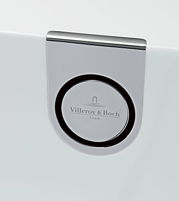 Oberon 2.0 UBQ180OBR9CD00V-01 Ванна квариловая пристенная 180*80 см, глянцевая белая